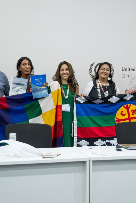 Panelists at the side event "The Central Role of Indigenous People and Local Communities in Just Energy Transition” at COP 30, Brazil